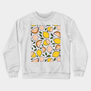 Citrus style, always in season Crewneck Sweatshirt